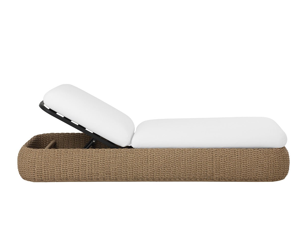 Barcelona Lounger - Natural Stinson White - Image 5