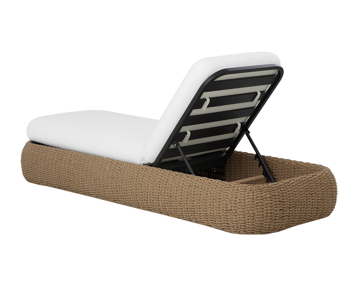 Barcelona Lounger - Natural Stinson White - Image 6
