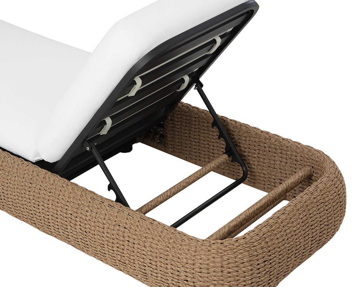 Barcelona Lounger - Natural Stinson White - Image 7