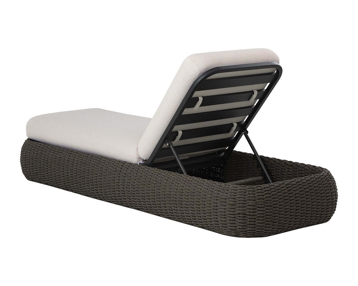 Barcelona Lounger - Grey Palazzo Cream - Image 6