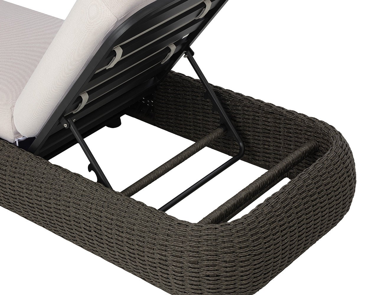 Barcelona Lounger - Grey Palazzo Cream - Image 7