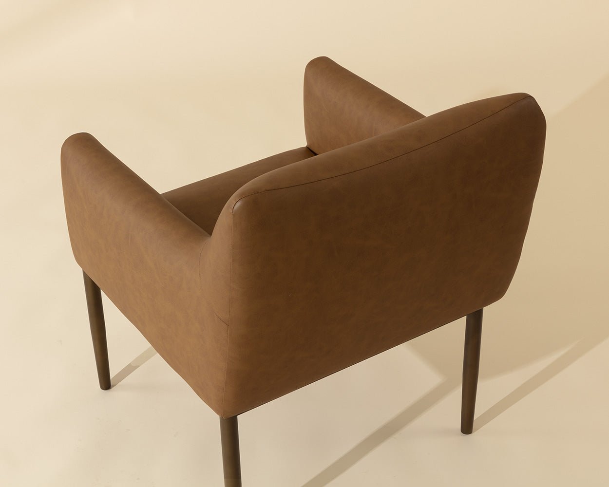 Olea Dining Armchair Milliken Cognac - Image 3