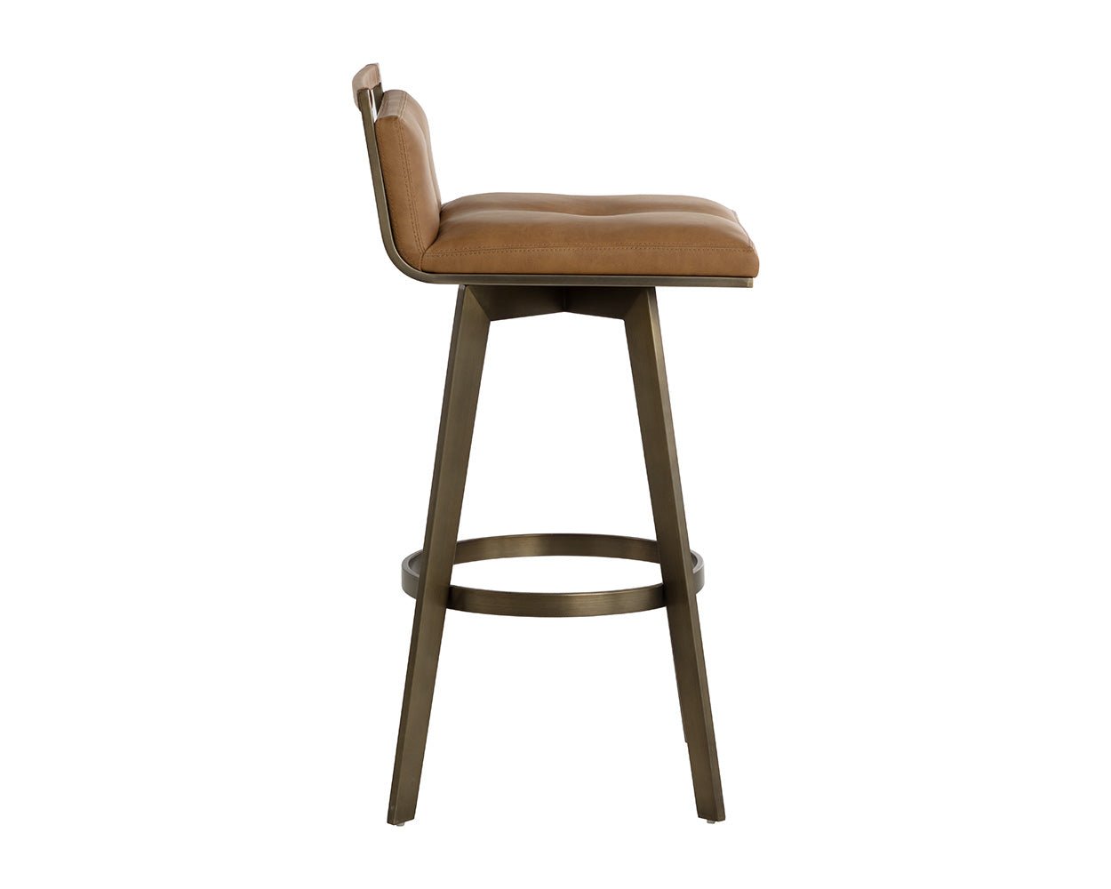 Arizona Swivel Barstool Milliken Cognac - Image 6