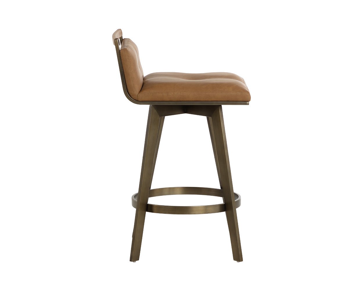 Arizona Swivel Counter Stool Milliken Cognac - Image 5