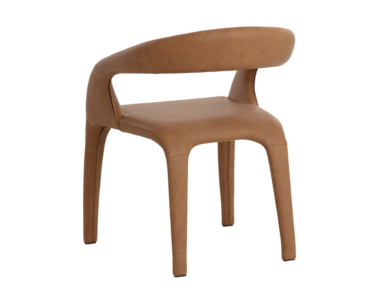 Atika Dining Armchair Milliken Cognac - Image 8