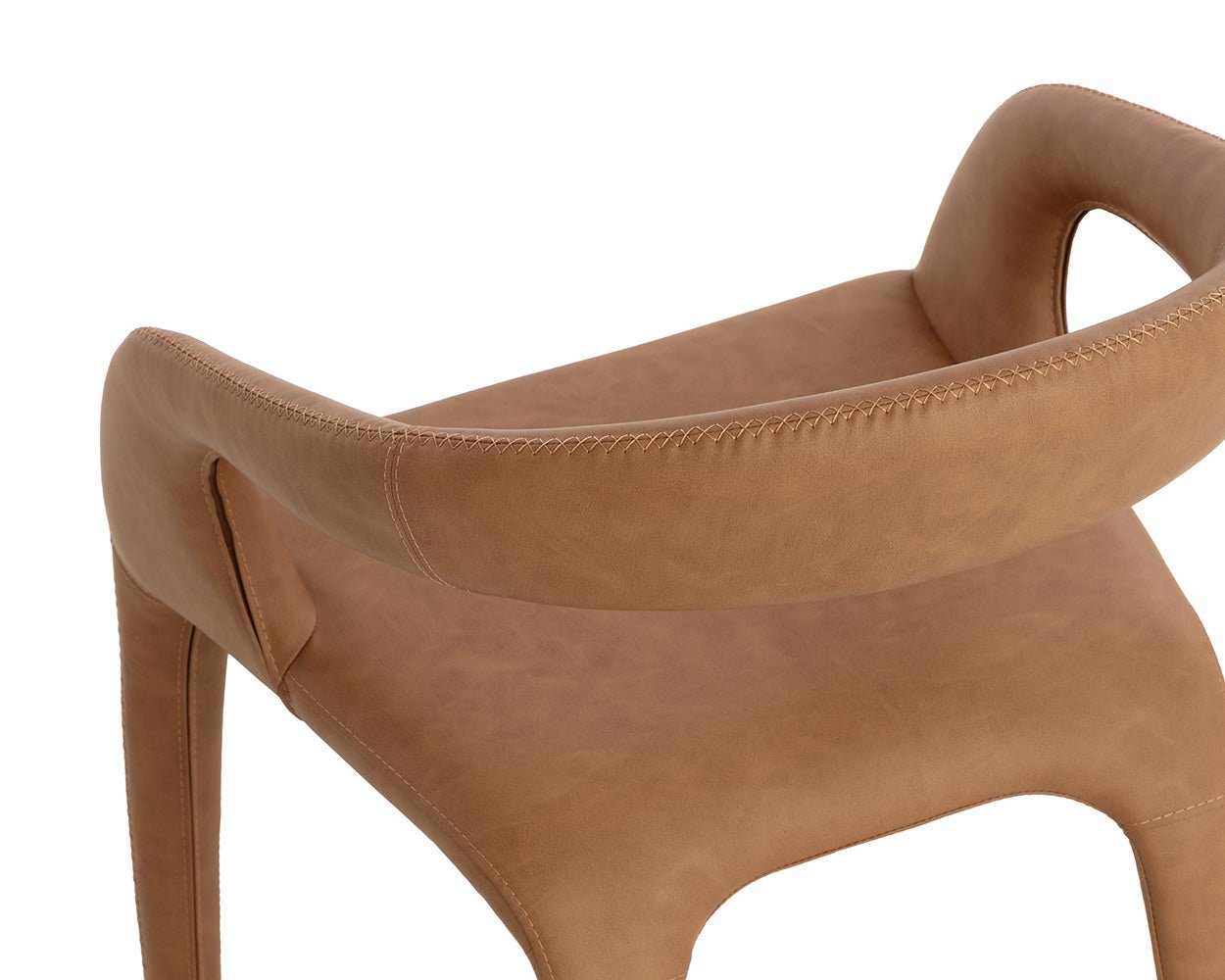 Atika Dining Armchair Milliken Cognac - Image 9