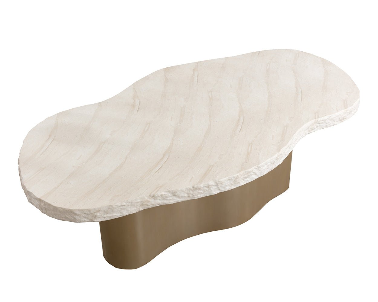 Idris Dining Table - 86" Cream - Image 4