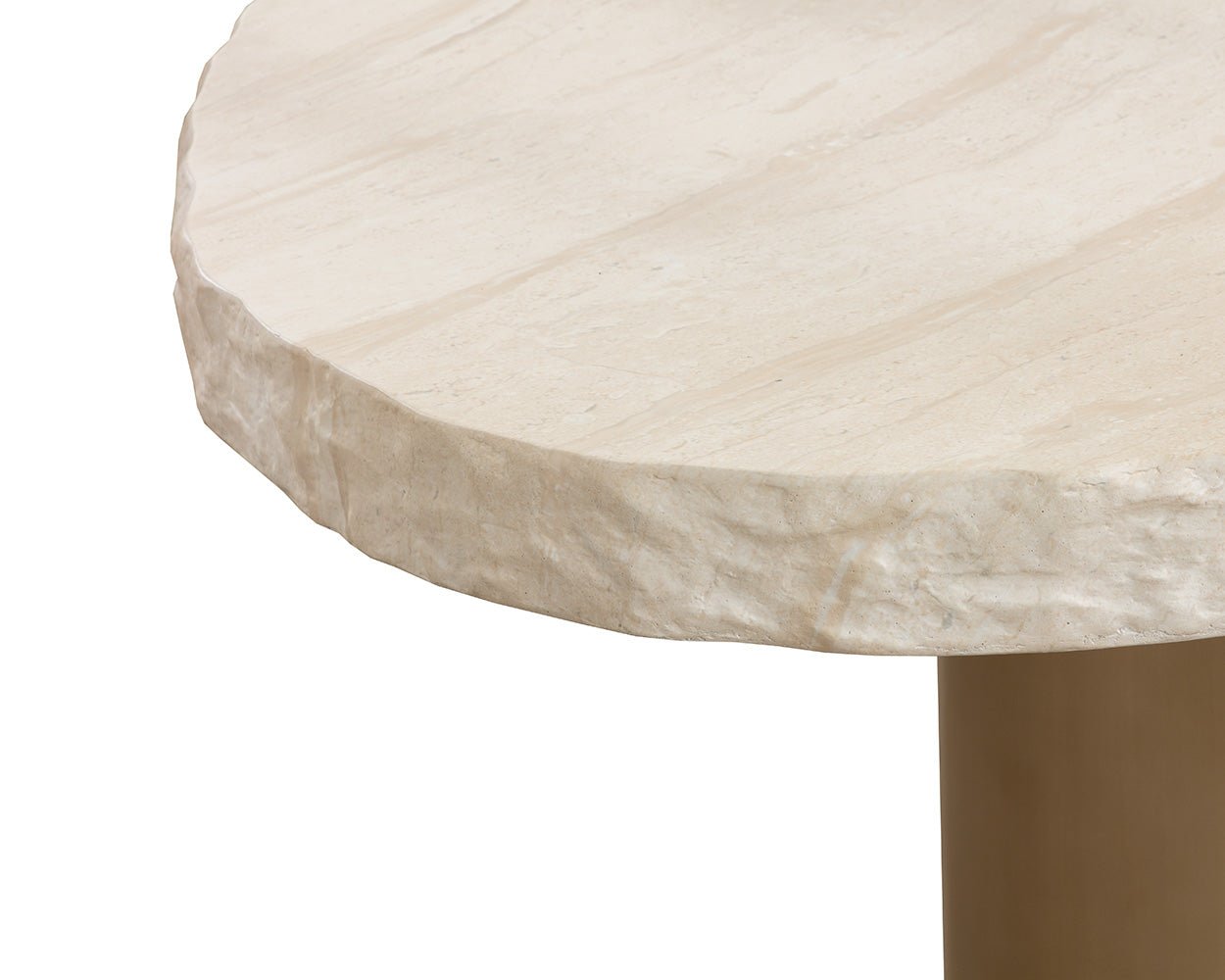 Idris Dining Table - 86" Cream - Image 5