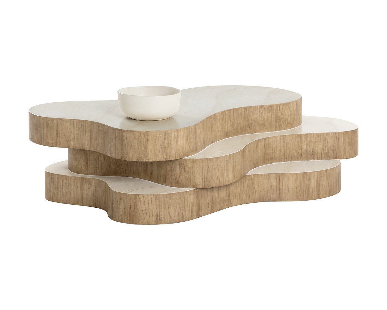 Geddes Coffee Table Light Brown - Image 5