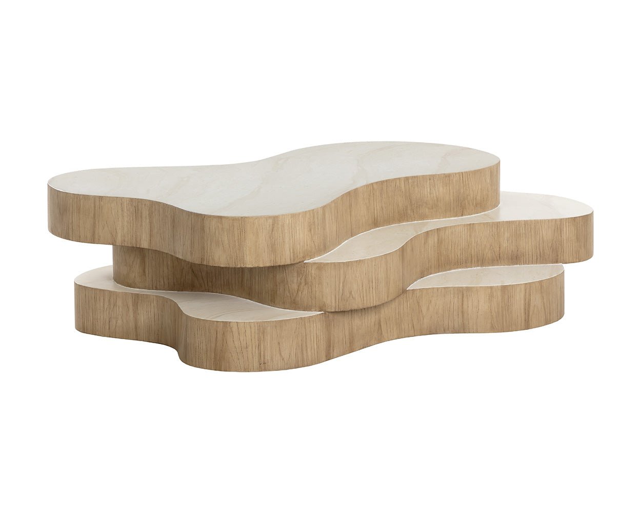 Geddes Coffee Table Light Brown - Image 6