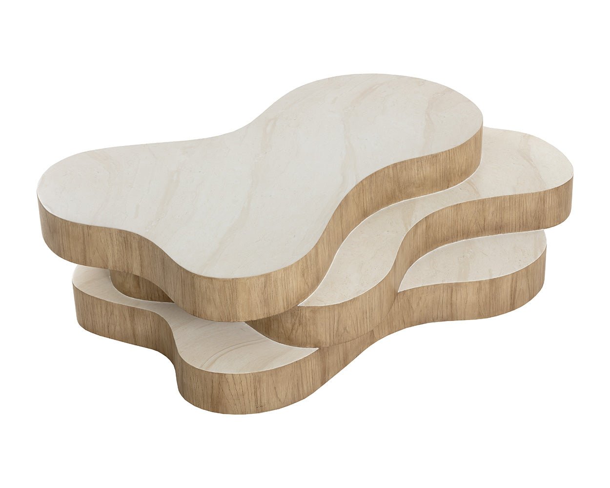Geddes Coffee Table Light Brown - Image 8