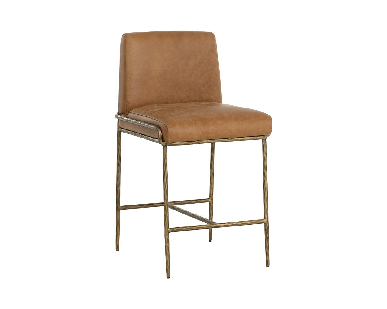 Lathan Counter Stool Tan #3 - Image 4