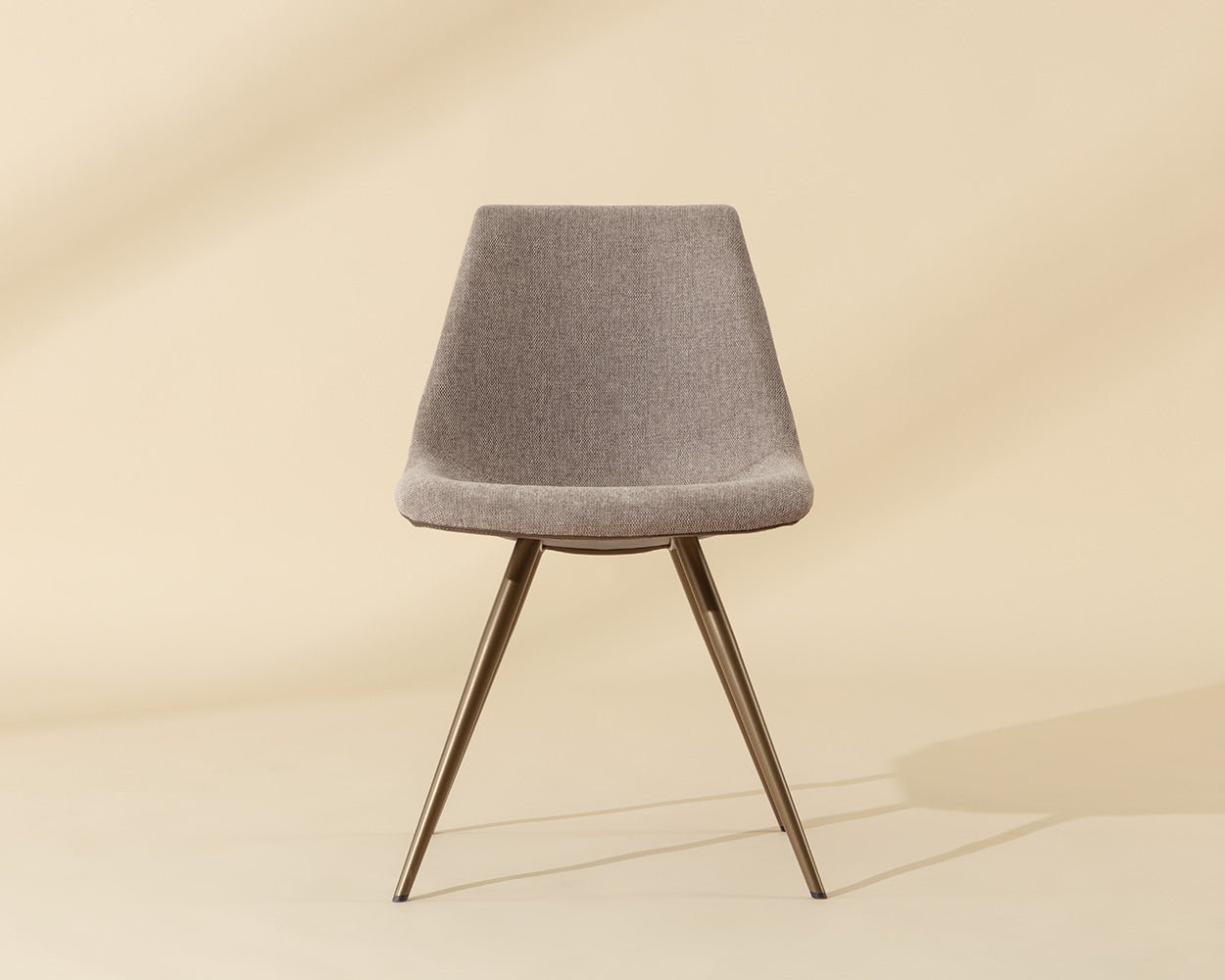 Lipa Dining Chair - Antique Bronze Belfast Oyster Shell / Porpoise - Image 3