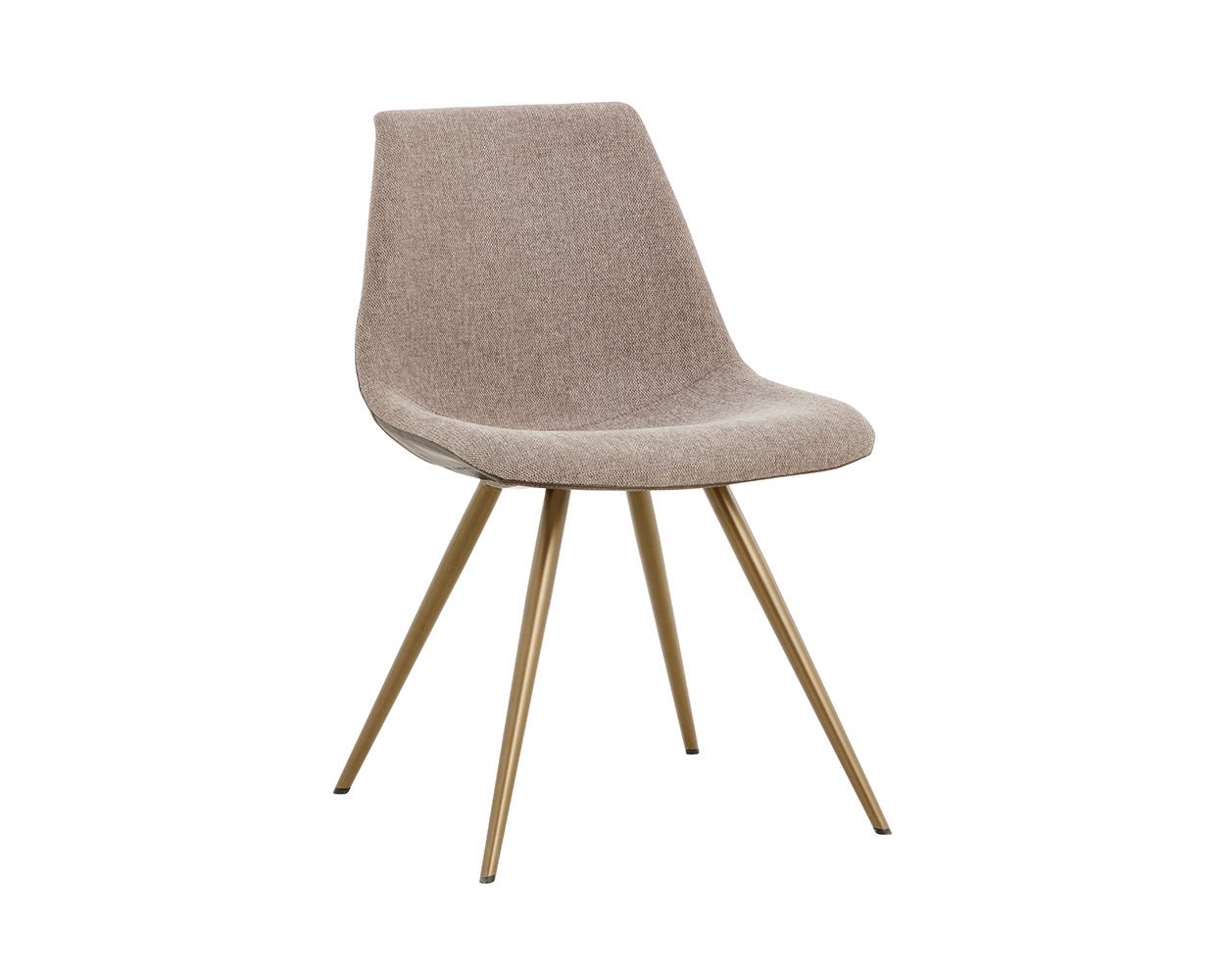 Lipa Dining Chair - Antique Bronze Belfast Oyster Shell / Porpoise - Image 5