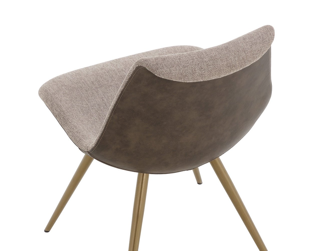 Lipa Dining Chair - Antique Bronze Belfast Oyster Shell / Porpoise - Image 9