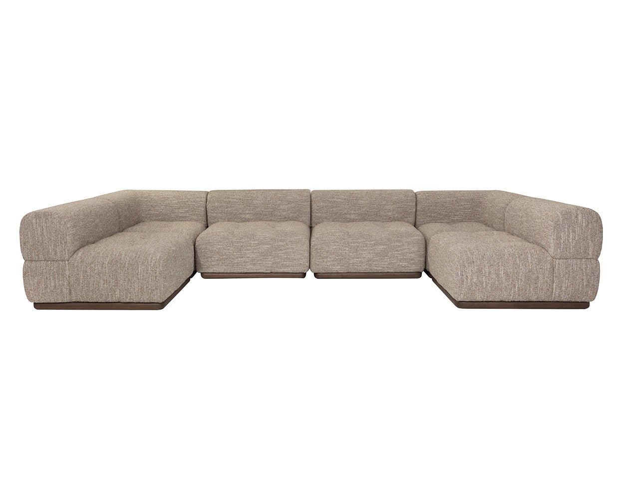Mallo Modular - Armless Chair Holden Dusty Greige - Image 12