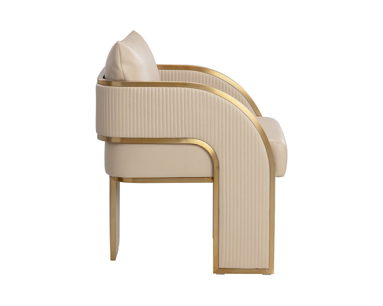 Baz Dining Armchair Napa Beige - Image 5