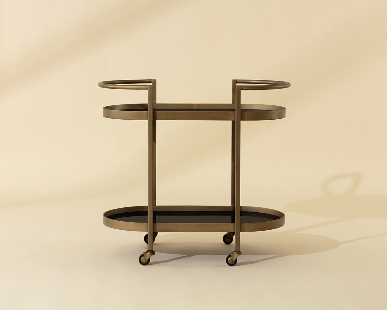 Bartlett Bar Cart Antique Brass - Image 3