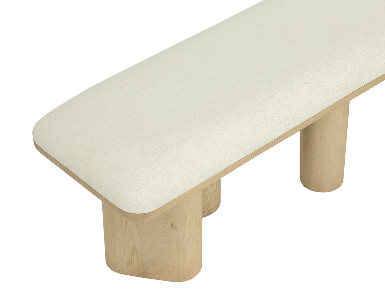 Hiro Bench - Light Oak Geralt Linen - Image 8