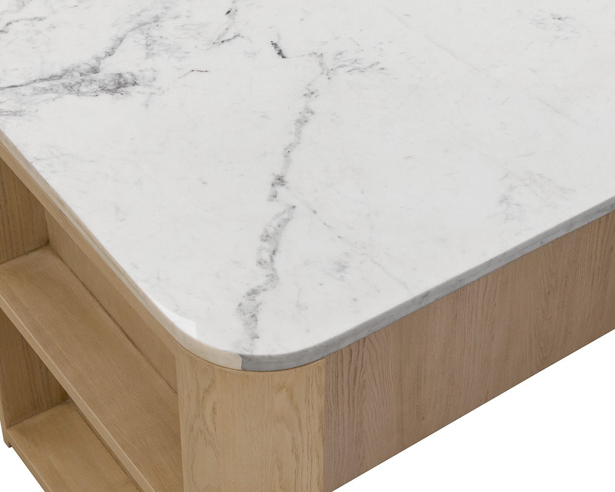 Romilly Kitchen Island Light Oak - Image 9