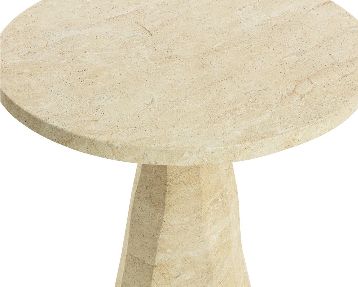 Kliff Bistro Table - Travertine Look - 34" Travertine Look - Image 5