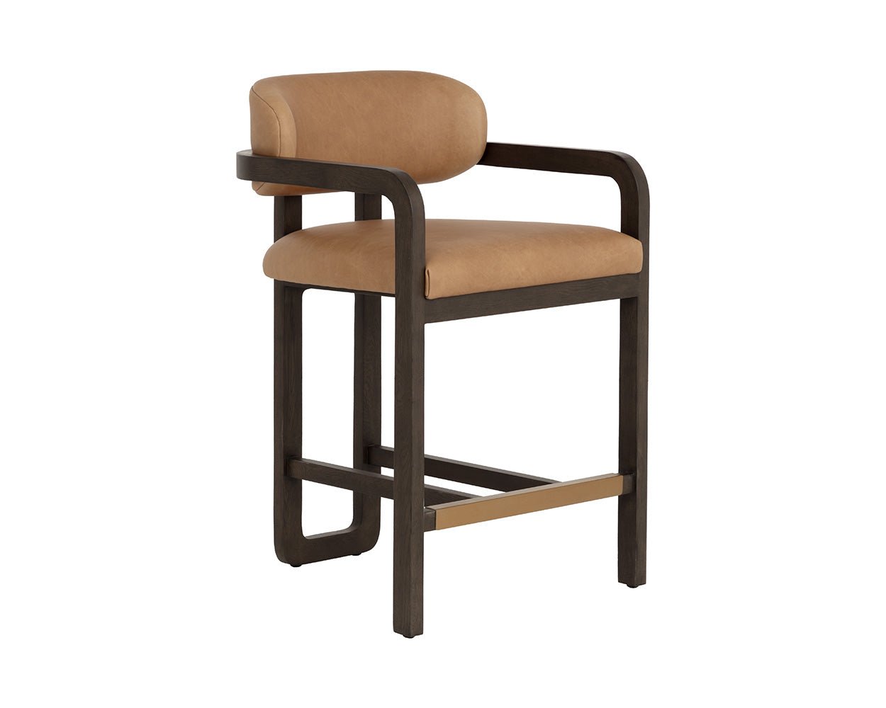 Madrone Counter Stool - Brown Ludlow Sesame - Image 3