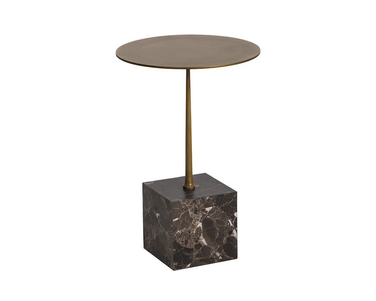 Meridia End Table Antique Brass - Image 5