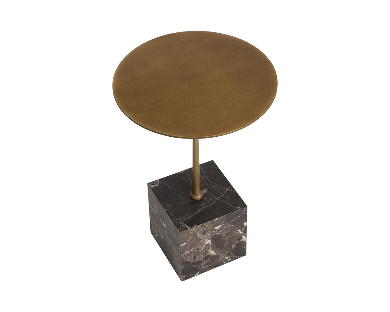 Meridia End Table Antique Brass - Image 7