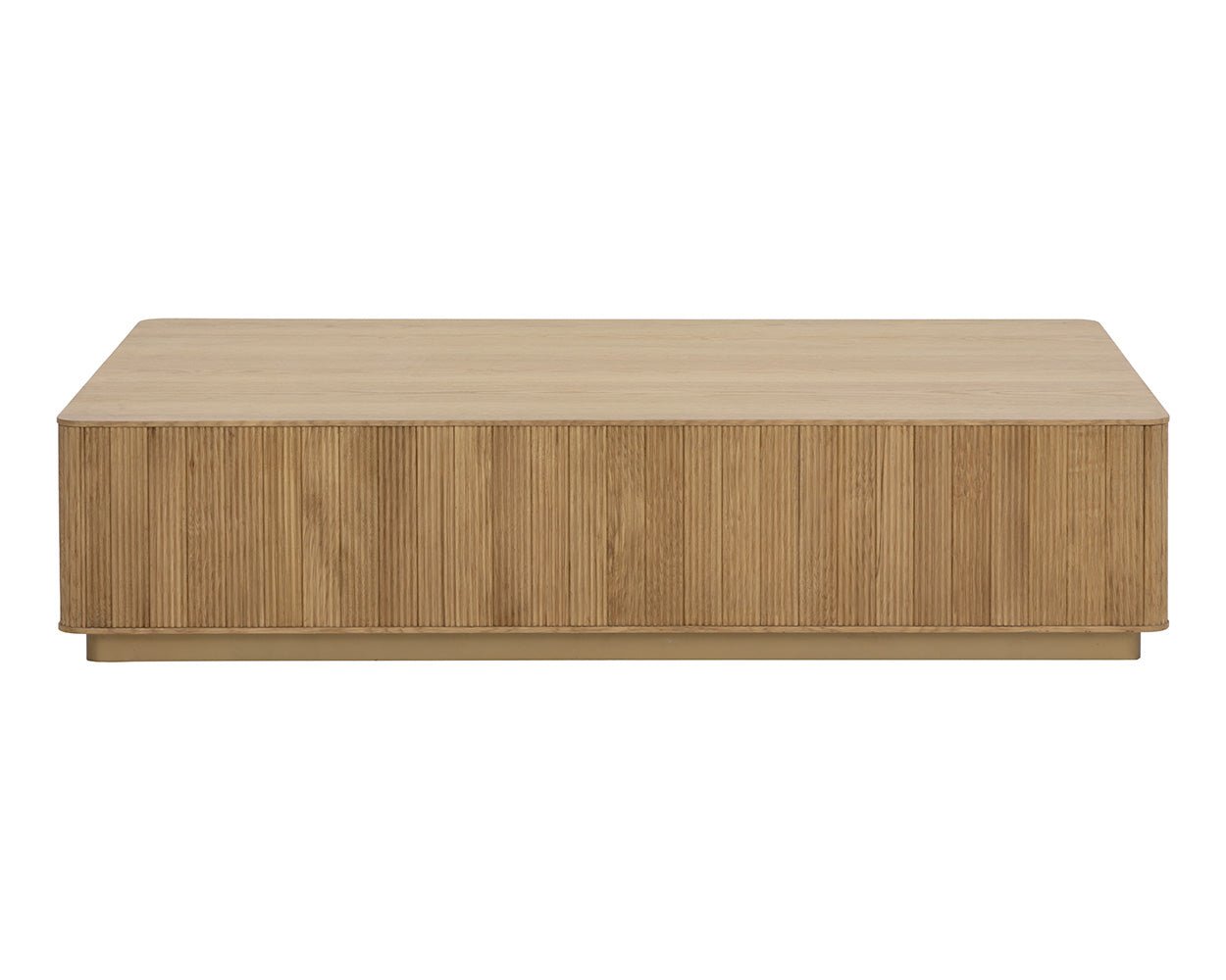 Kalla Coffee Table - Rectangular Rustic Oak - Image 3