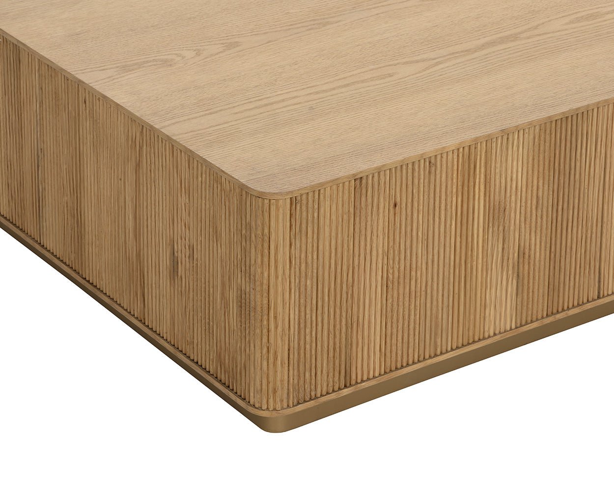 Kalla Coffee Table - Rectangular Rustic Oak - Image 5