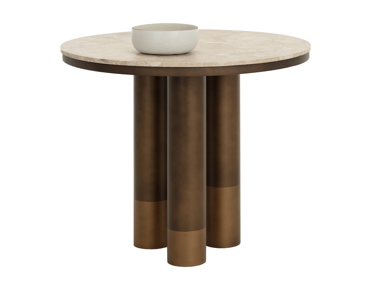 Andina Bistro Table Greige Marble - Image 4