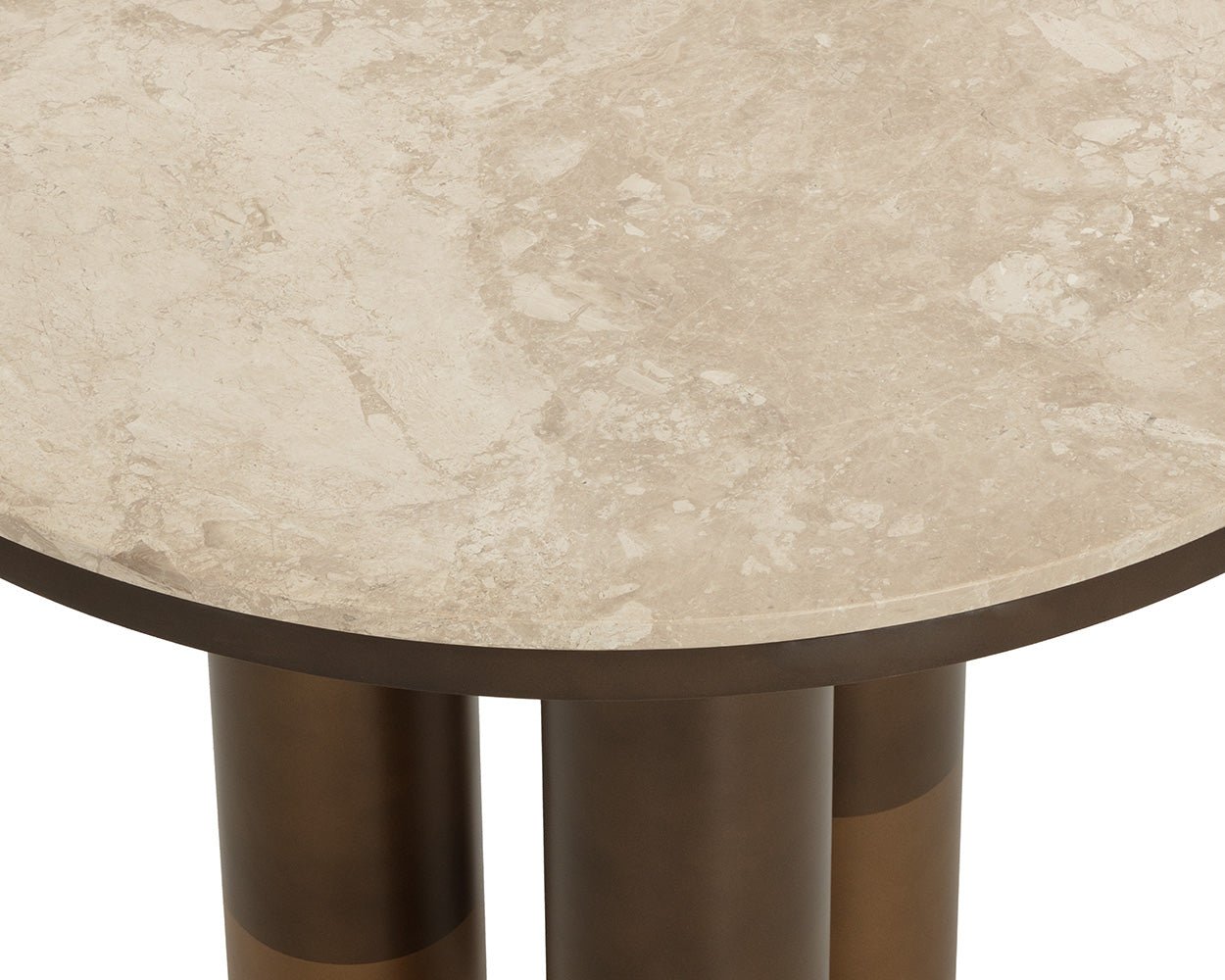 Andina Bistro Table Greige Marble - Image 8