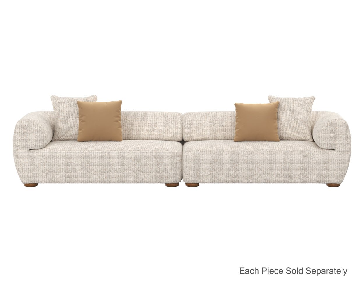 Henriette Modular Sofa - Laf Noah Ecru / Kona Camel - Image 6