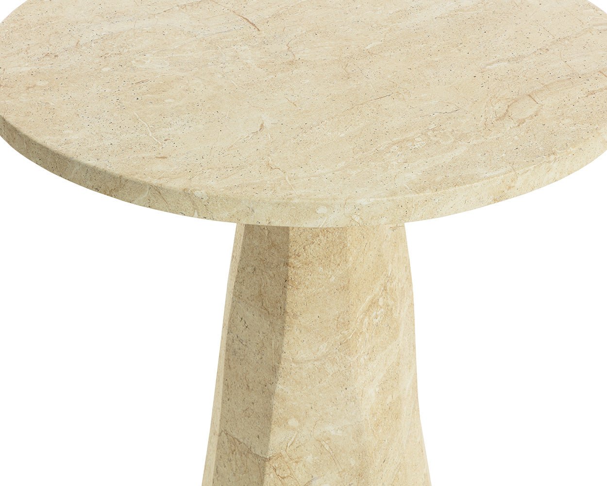 Kliff Bar Table - Travertine Look - 34" Travertine Look - Image 5