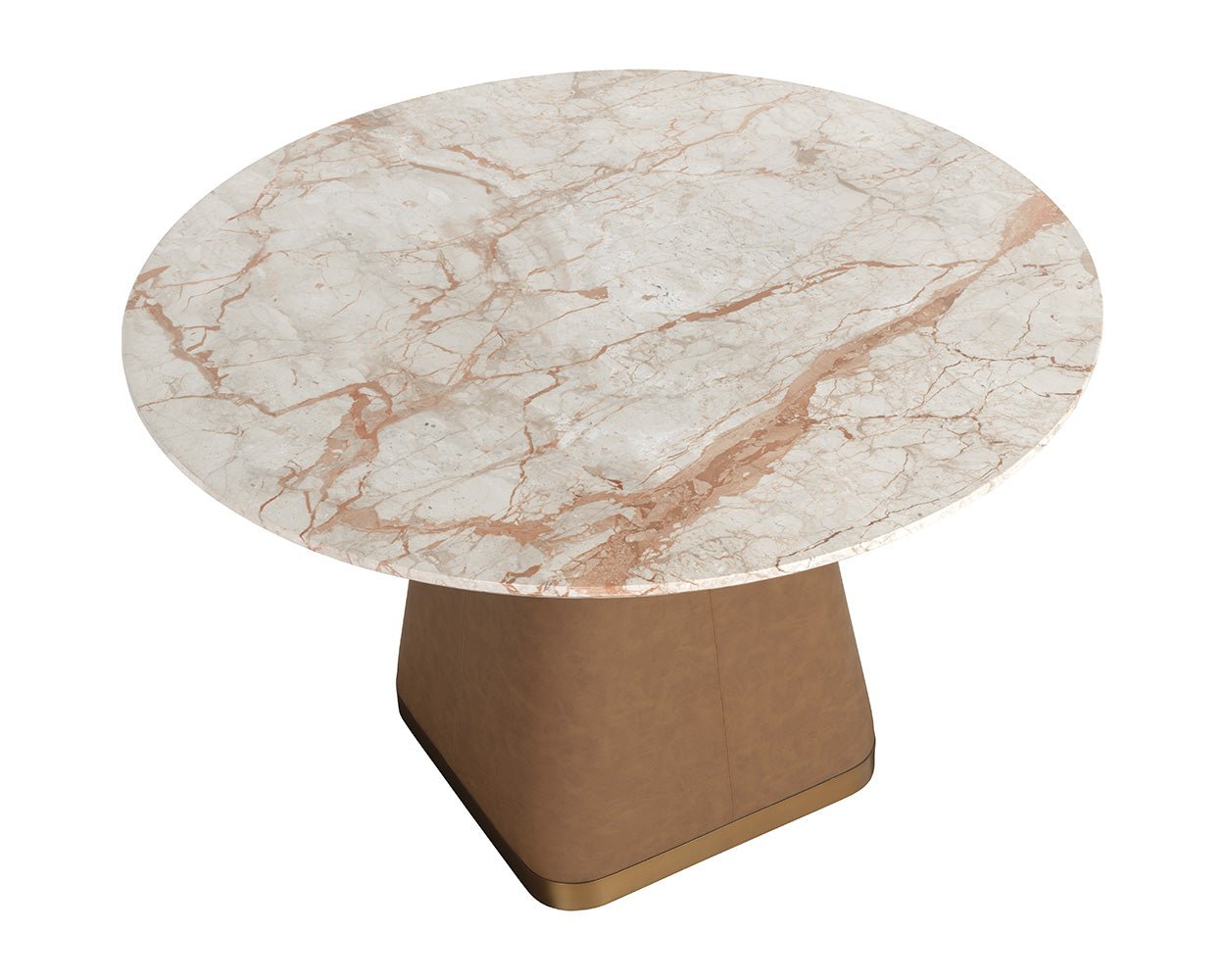 Bronwyn Dining Table Milliken Cognac - Image 7