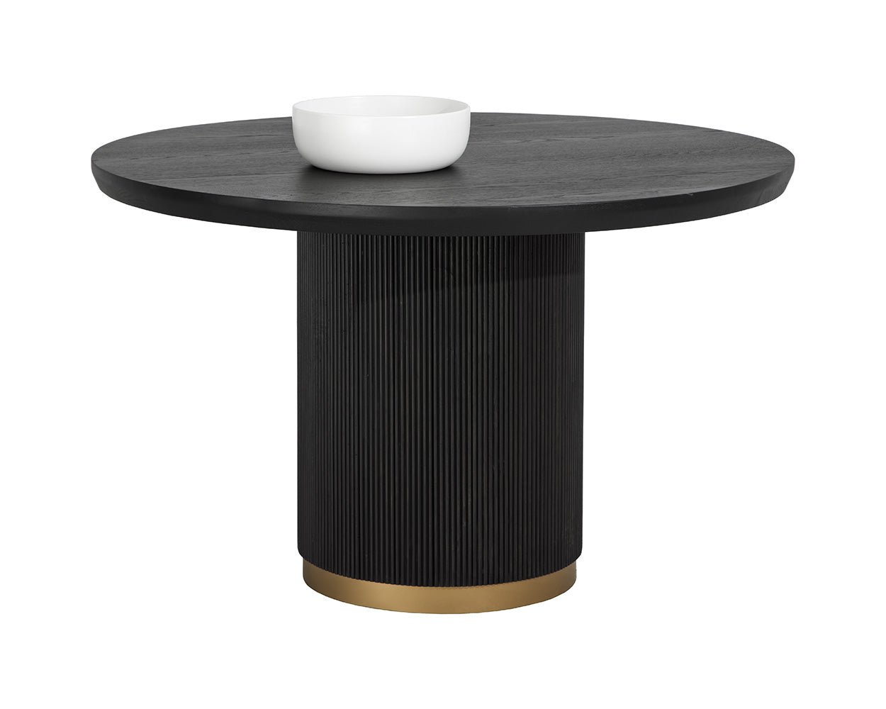 Kalla Dining Table - 48" - Round Charcoal - Image 4