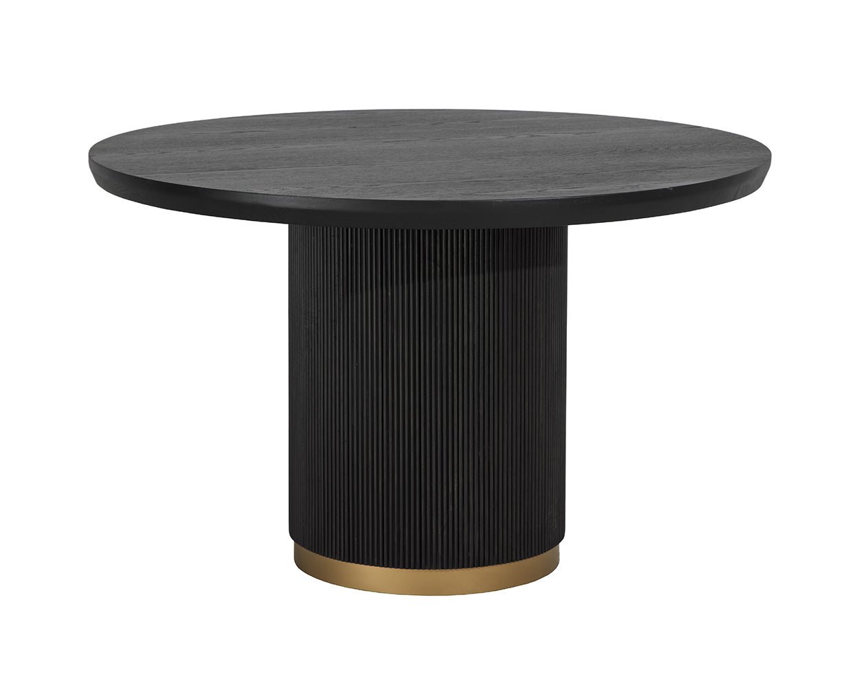 Kalla Dining Table - 48" - Round Charcoal - Image 5