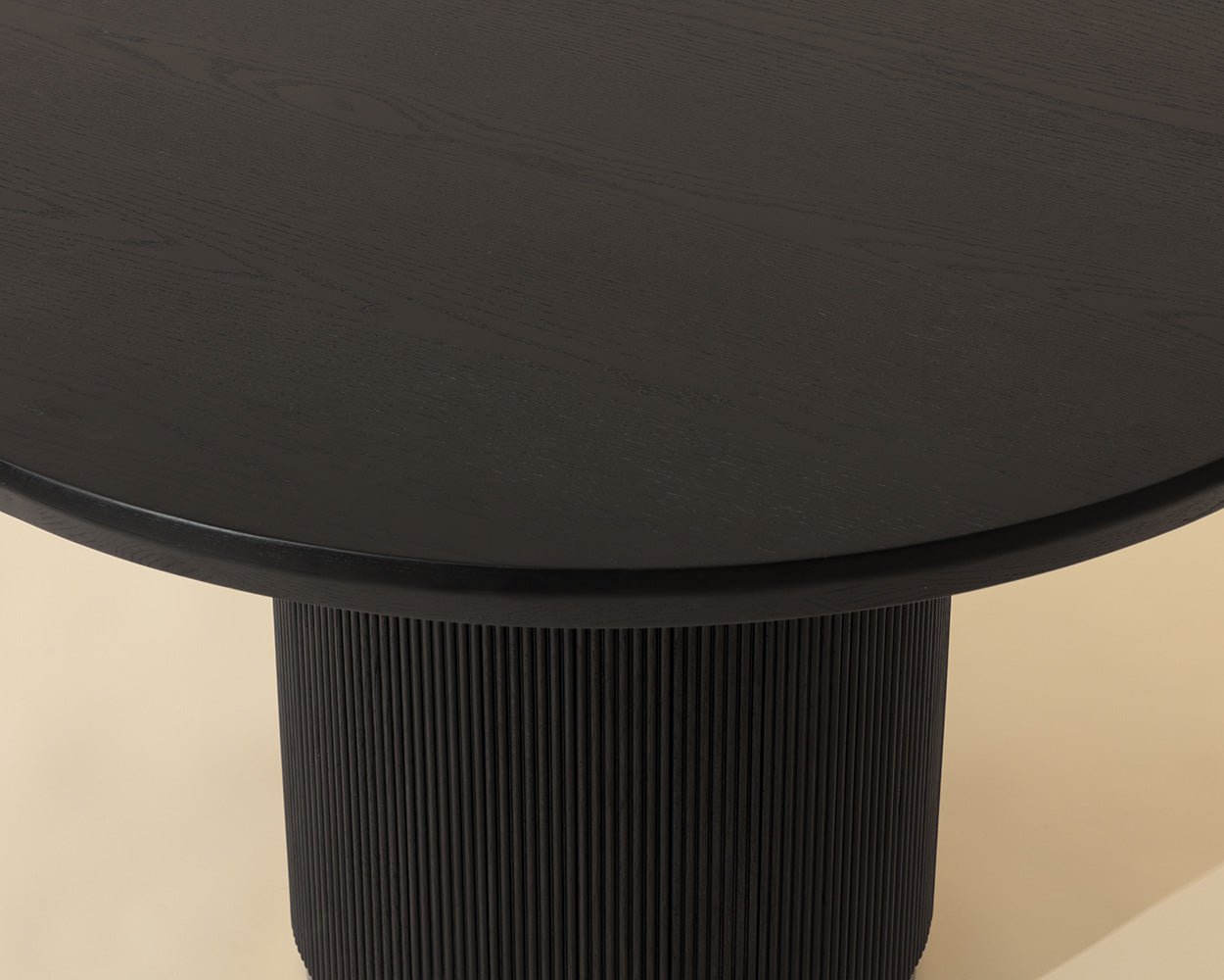 Kalla Dining Table - 48" - Round Charcoal - Image 3