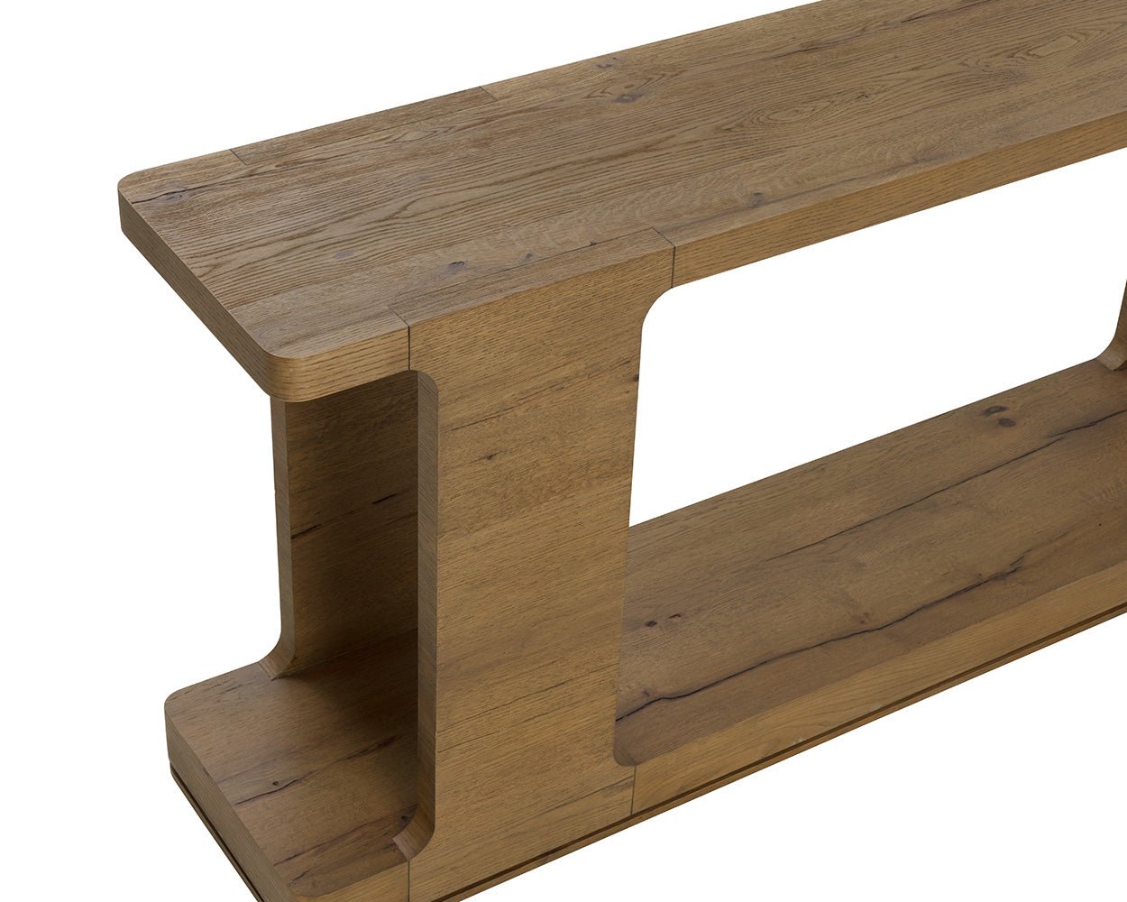Hercules Console Table Light Brown - Image 7