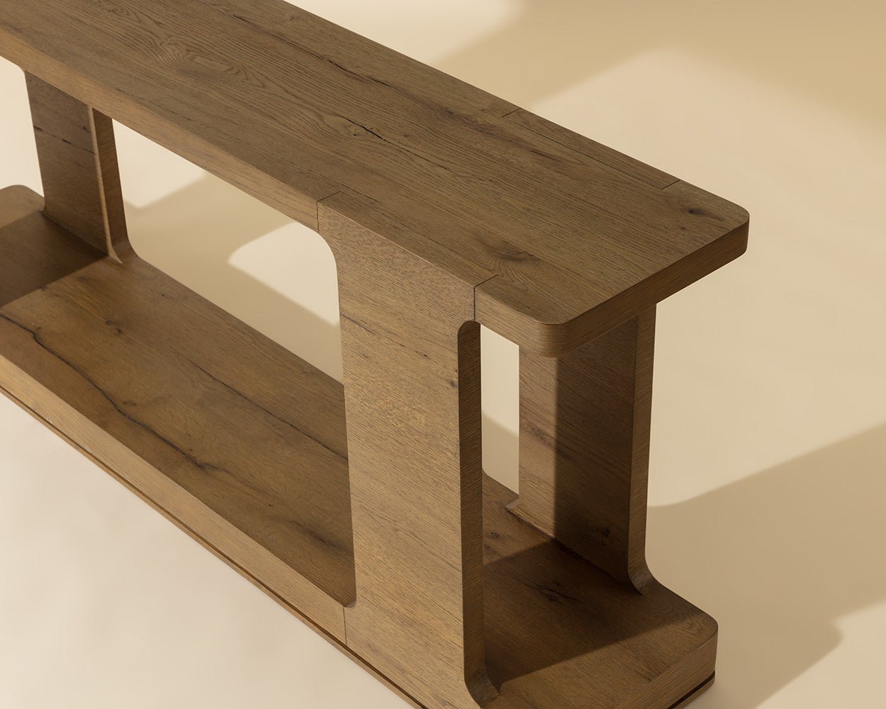 Hercules Console Table Light Brown - Image 3