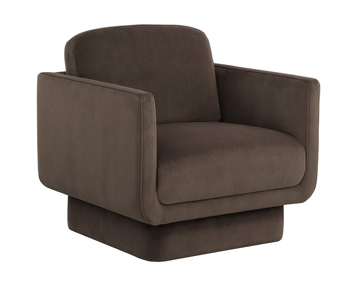 Everton Armchair Meg Dark Brown - Image 5