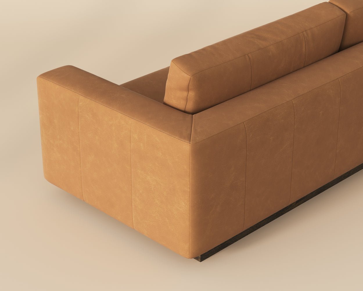 Anakin Sofa - Dark Brown Tuscany Cognac - Image 5