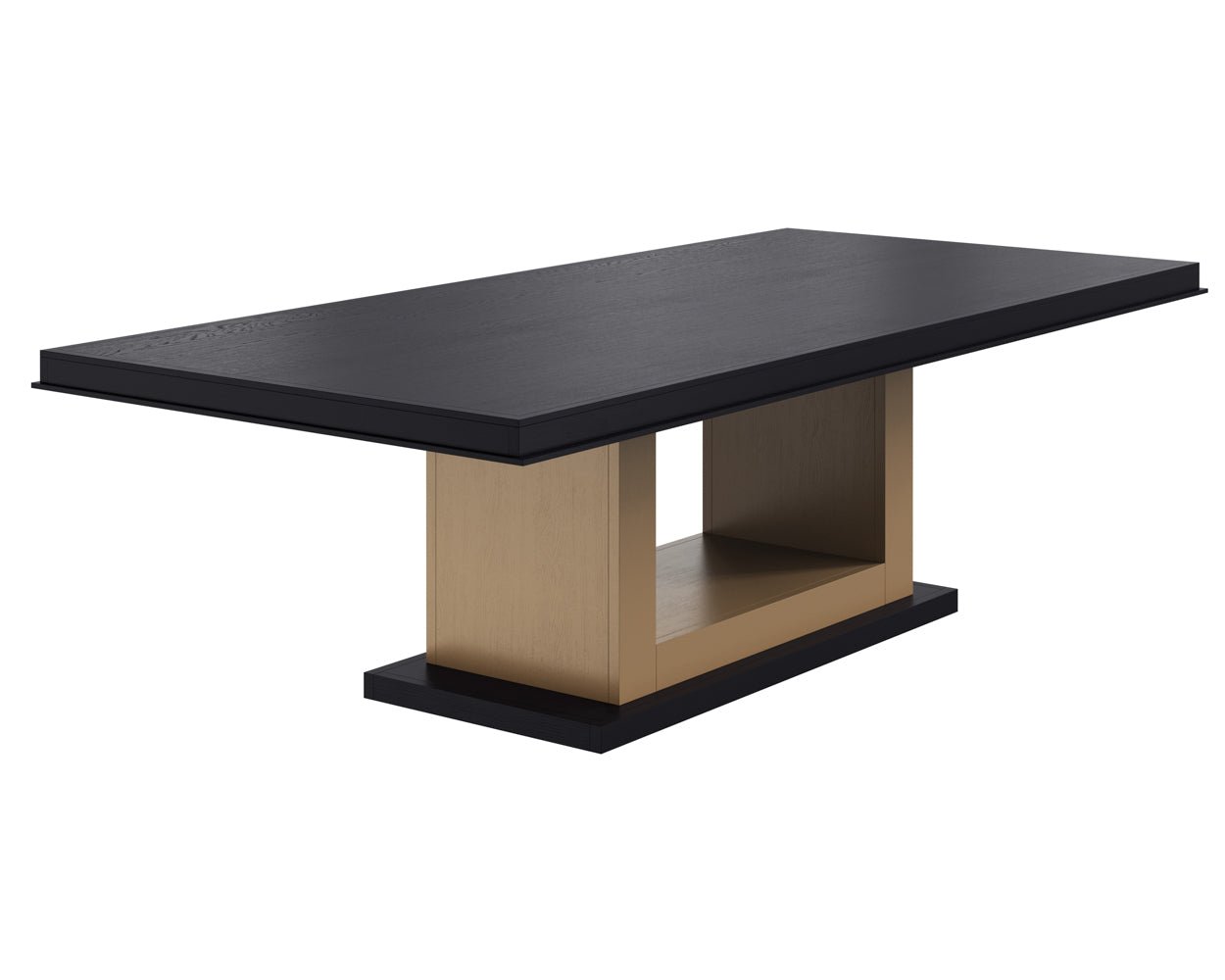Judson Dining Table - 100" Black - Image 5