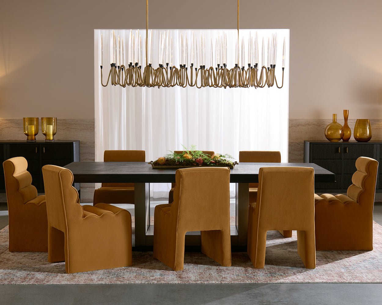 Judson Dining Table - 100" Black - Image 3
