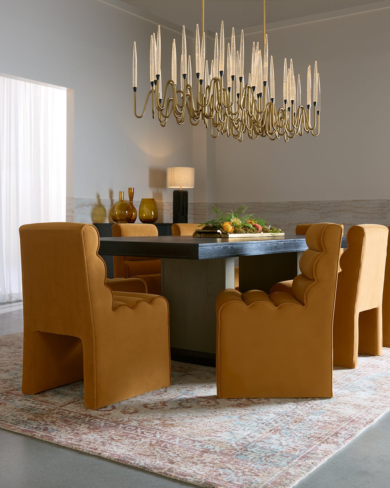 Judson Dining Table - 100" Black - Image 4