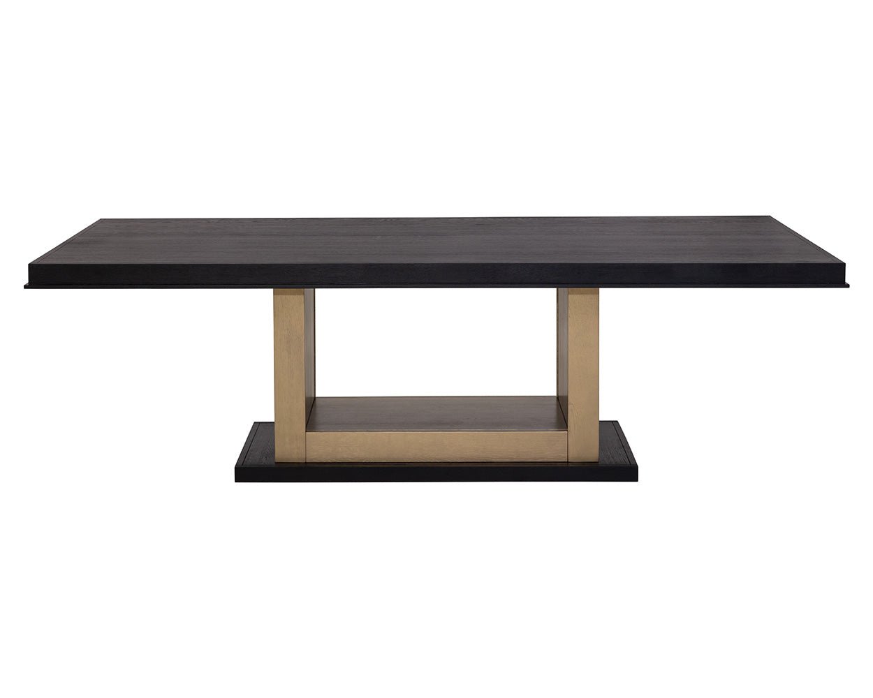 Judson Dining Table - 100" Black - Image 6
