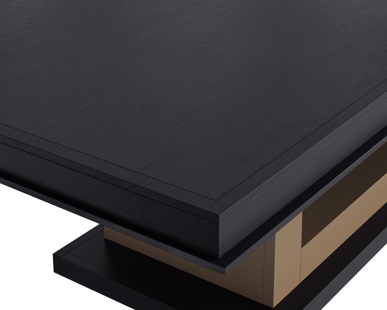 Judson Dining Table - 100" Black - Image 8