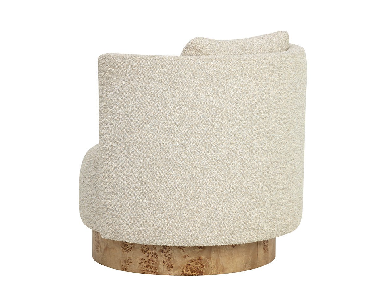 Fortis Swivel Lounge Chair Santa Cruz Oatmeal - Image 6