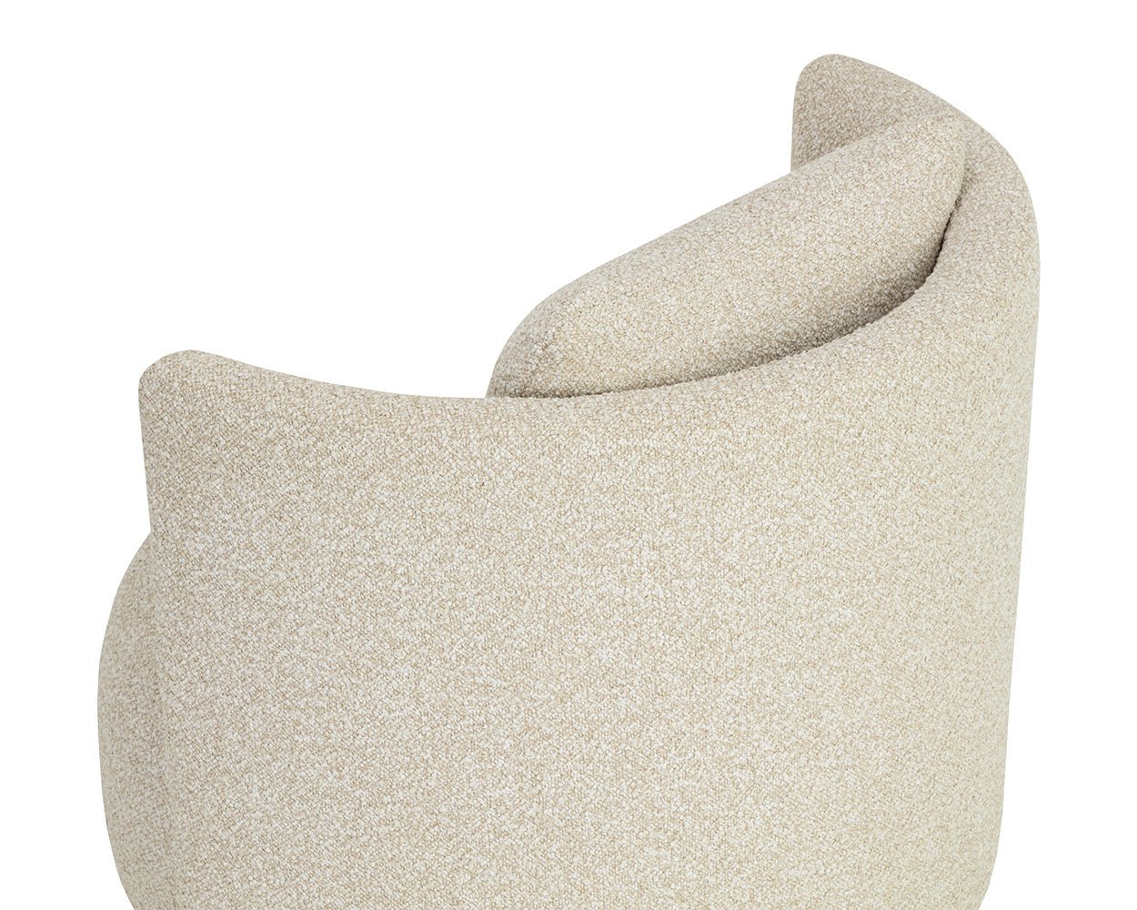 Fortis Swivel Lounge Chair Santa Cruz Oatmeal - Image 7