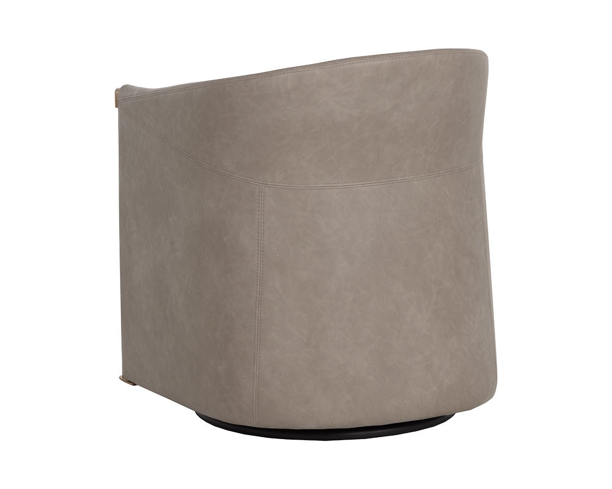 Leontine Swivel Lounge Chair Meg Taupe / Ivanhoe Mineral - Image 6